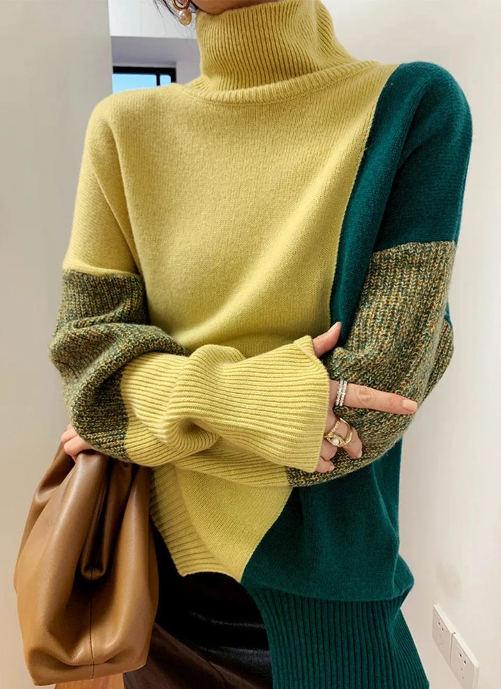 W&W Mode - Patchwork-Pullover