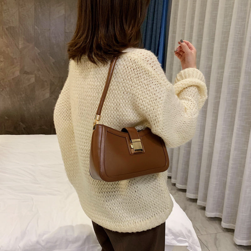 W&W Mode | Stilvolle Schultertasche für Damen - Designer-Handtasche mit Reißverschluss