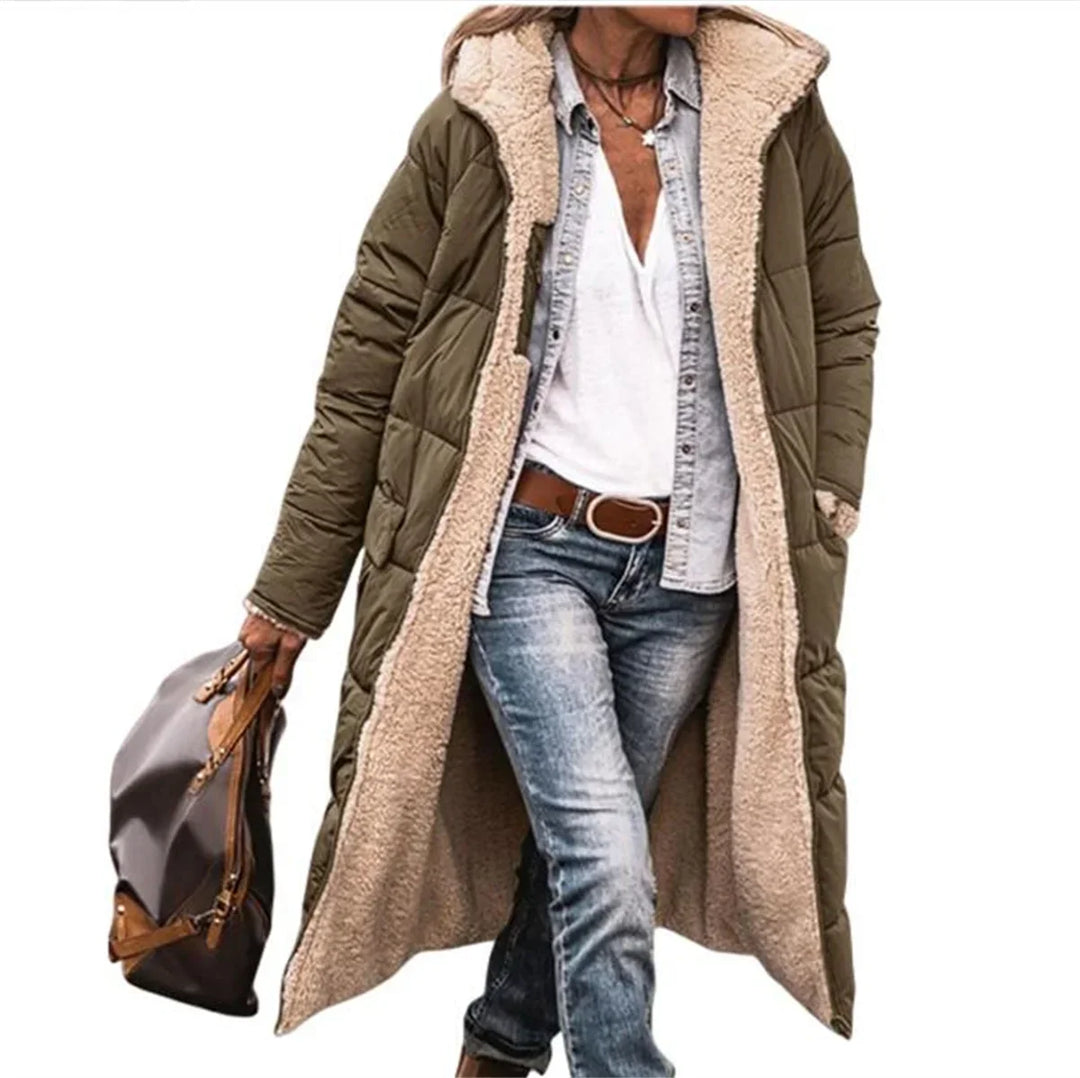 W&W Mode | Winterkapuzen-Steppjacke für Damen