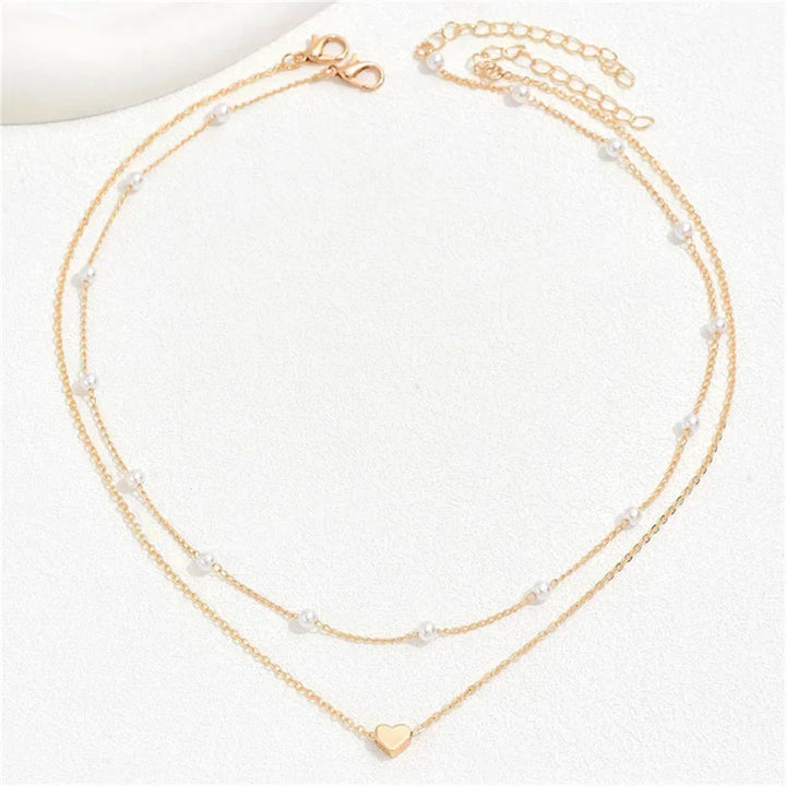 W&W Mode | Perlen Choker Herz Halskette Für Frauen
