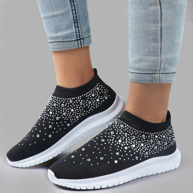 W&W Mode - Orthopädische glitzernde Turnschuhe