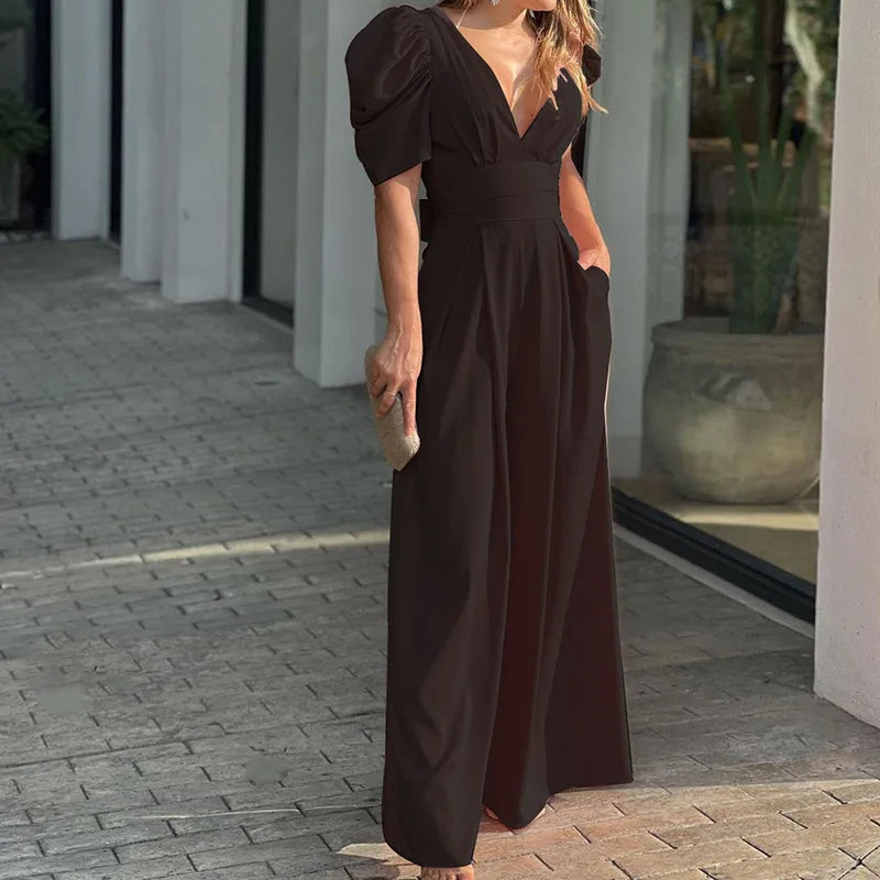 W&W Mode - Frauen Elegant Jumpsuit