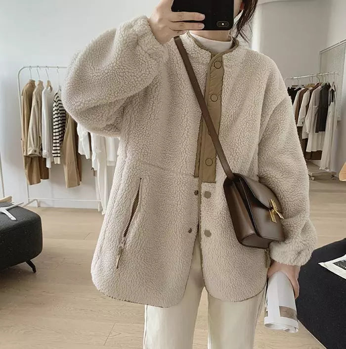 W&W Mode | Oversize Winterjacke in dicker Qualität