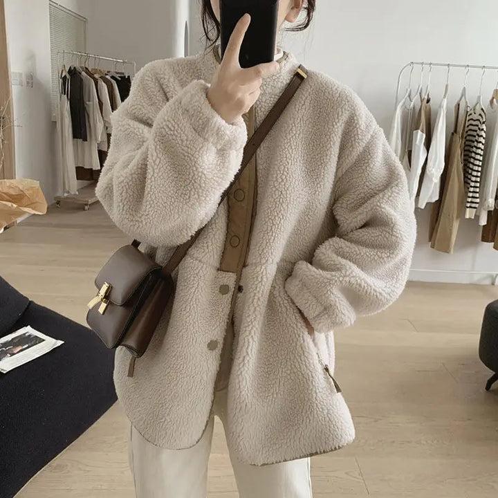 W&W Mode | Oversize Winterjacke in dicker Qualität