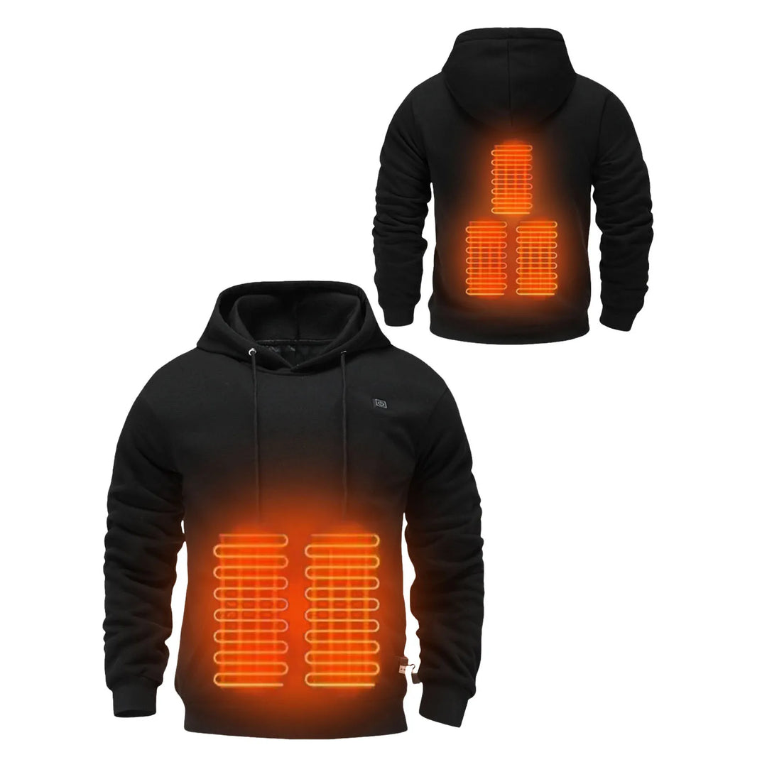 W&W Mode - Winter-Hoodie mit USB-Heizung