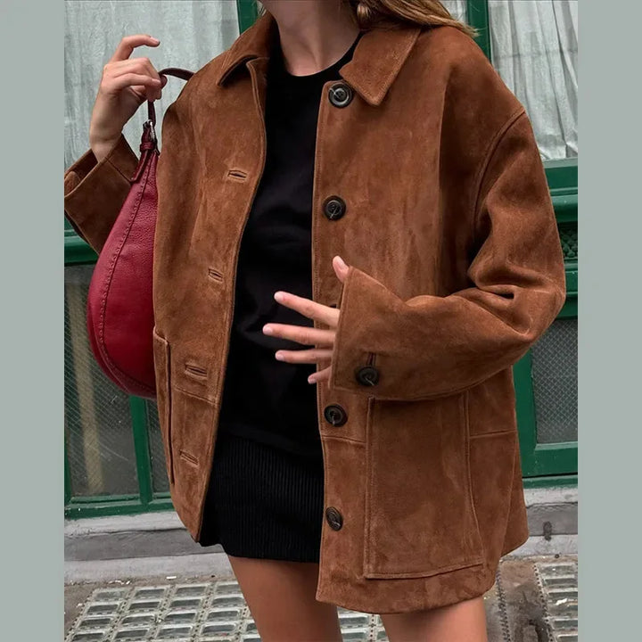 W&W Mode | Große Button-Up-Jacke für Damen