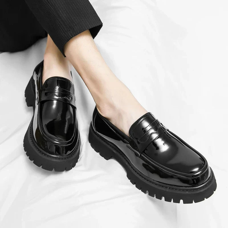 W&W Mode | Premium Geschäftliche Herren Loafers Hohe Sohle