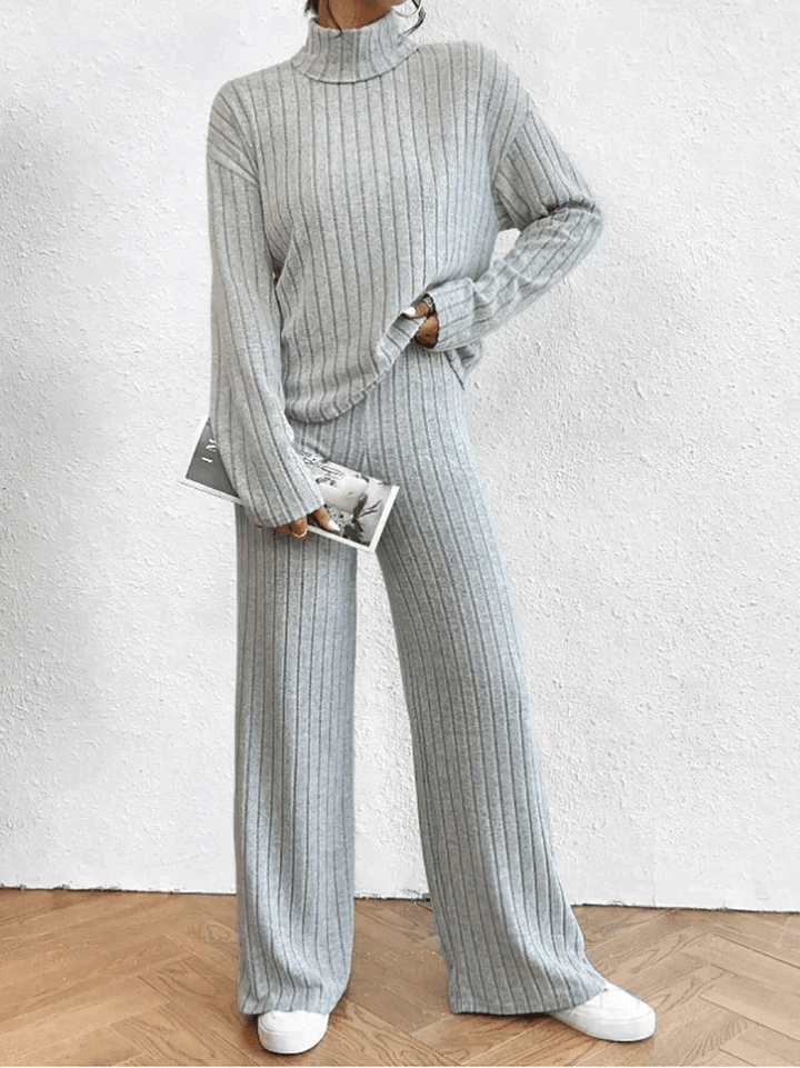 W&W Mode | Strickhose und Rollkragenpullover