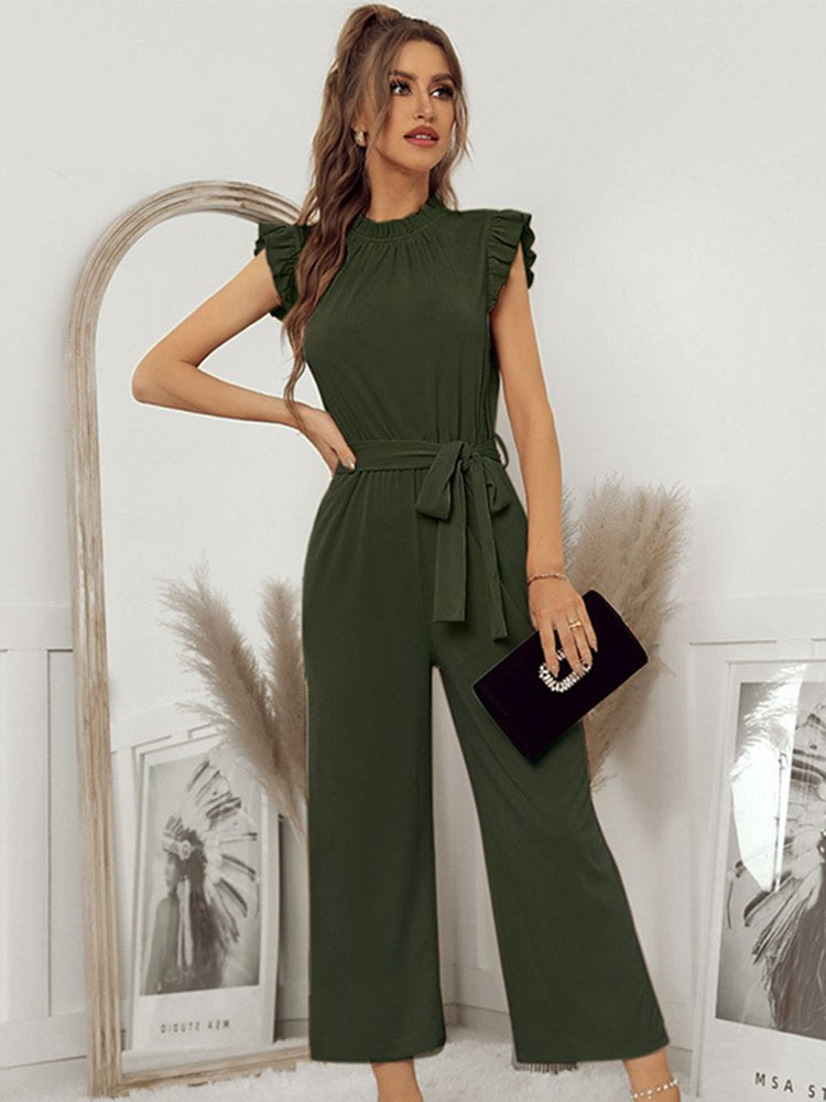 W&W Mode | Pinker Rüschen Jumpsuit