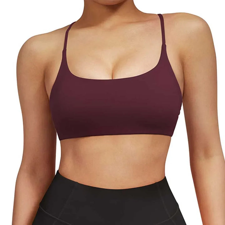 W&W Mode | Rückenfreier Stoßfester Fitness Sport Bh Mit Polstern Für Frauen