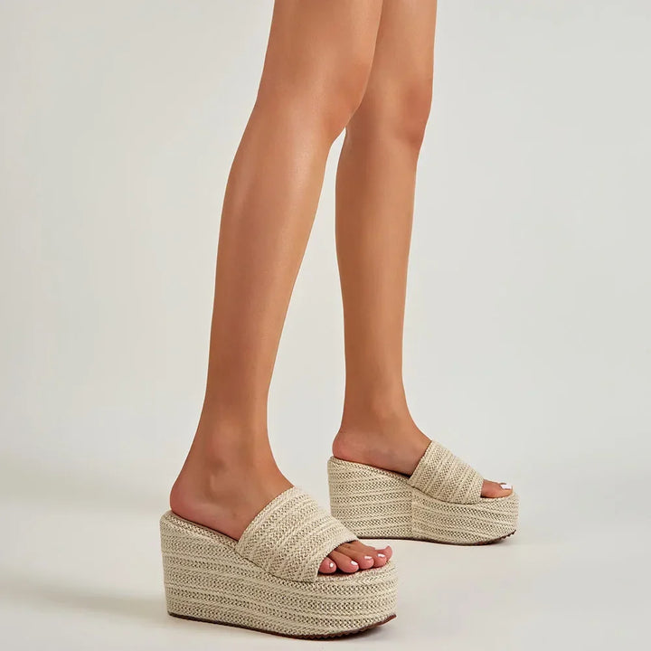 W&W Mode | Espadrille Plattform Hanf Boho