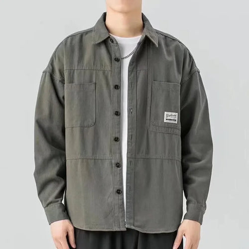 W&W Mode | Weinlese Hemdjacke Mit Langen Ärmeln