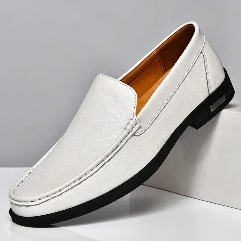 W&W Mode | Stilvolle Slip on Büro Leder Männer Schuhe