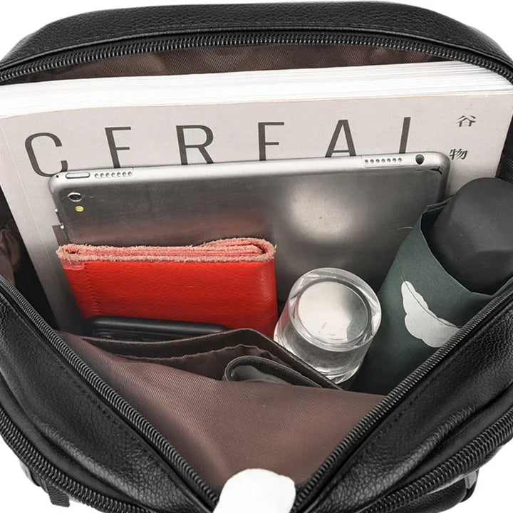 W&W Mode | Anti Diebstahl Lederrucksack Für Damen Mit Großem Fassungsvermögen