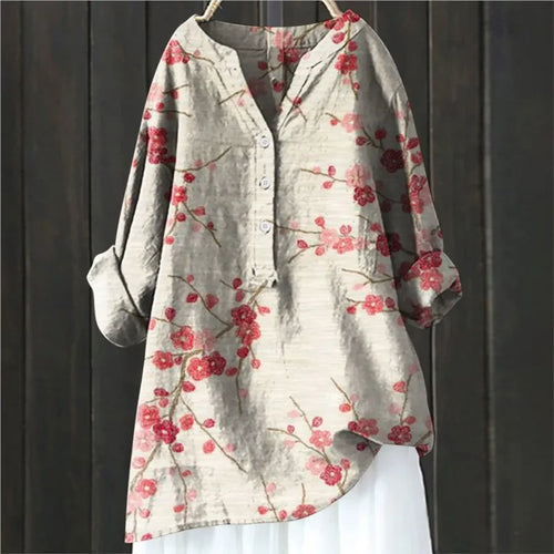 W&W Mode | Langarmbluse Mit Blumenmuster