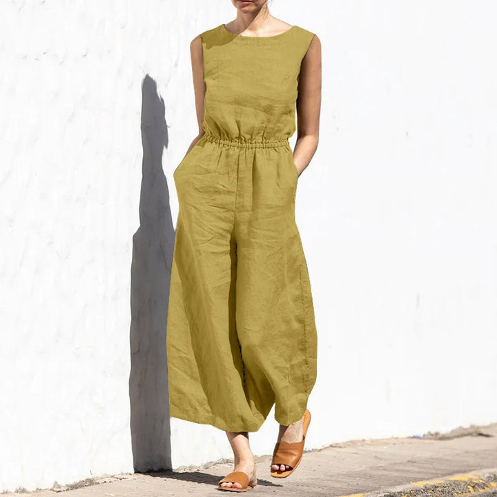 W&W Mode | Baumwoll Leinen Overall