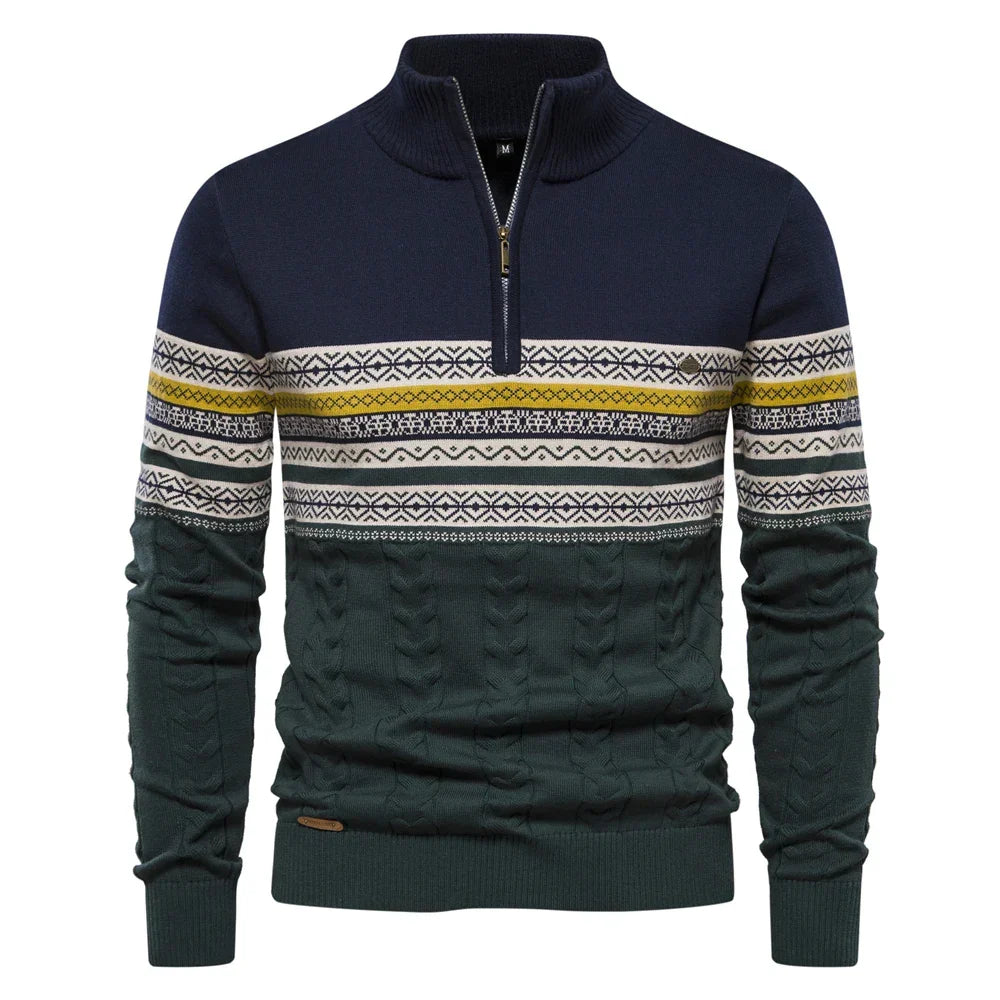 W&W Mode - Pullover mit Retro-Muster