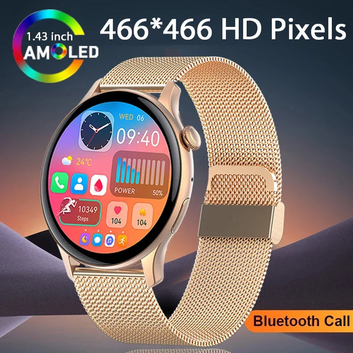 W&W Mode | Luxuriöse Gps Smartwatch Für Frauen Hd Bildschirm