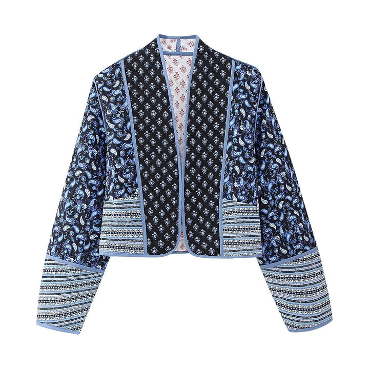 W&W Mode | Damenjacke mit Blumenmuster