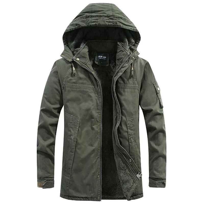 W&W Mode - Winterjacke mit Kapuze für Herren
