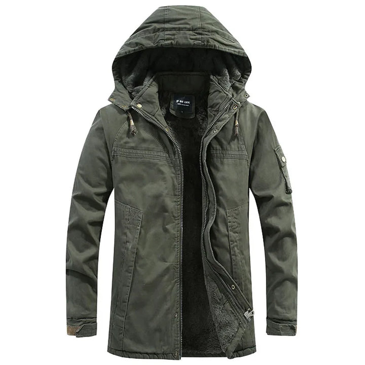 W&W Mode - Winterjacke mit Kapuze für Herren