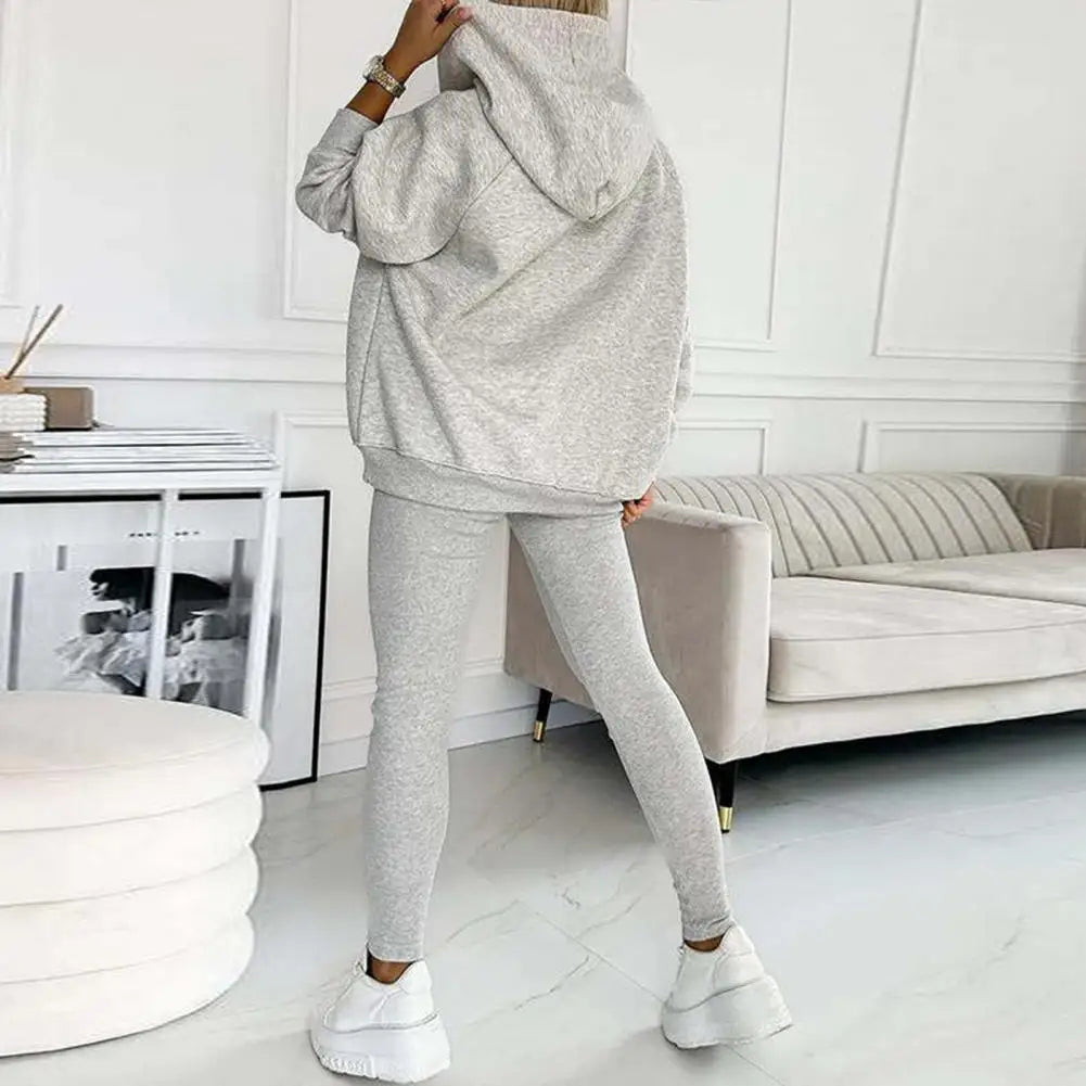 W&W Mode | Zweiteilige Damen-Set mit Kapuzenpullover