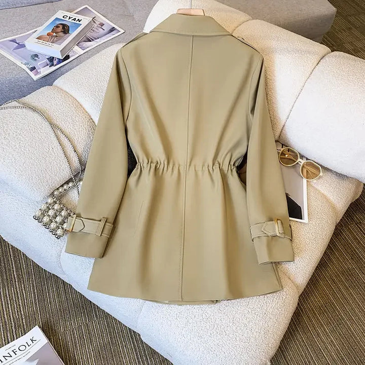 W&W Mode | Eleganter, Mittellanger Trenchcoat Für Damen
