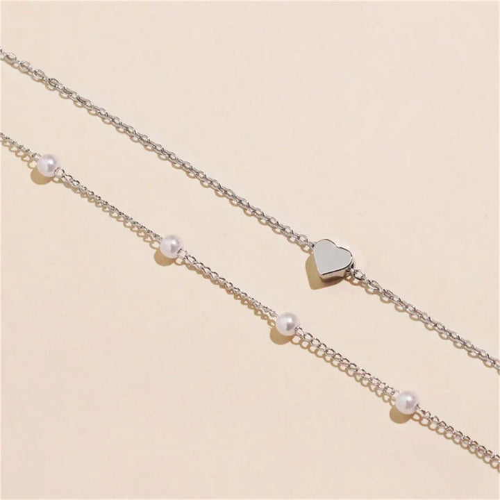 W&W Mode | Perlen Choker Herz Halskette Für Frauen