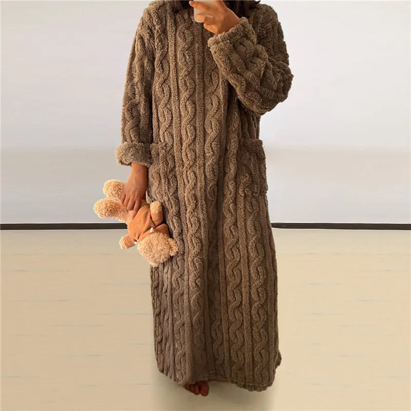 W&W Mode | Fleece Teddy Kleid