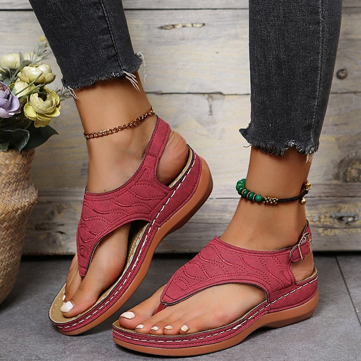 W&W Mode | Damensandalen Mit Ergonomischem Fußbett