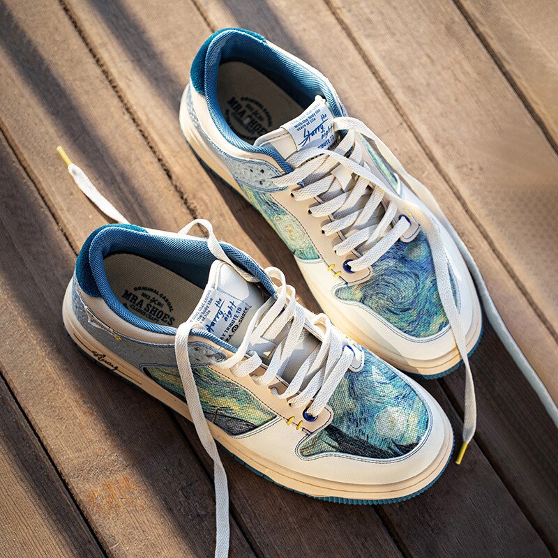 W&W Mode | Gogh Starry Night Inspirierte Sneakers