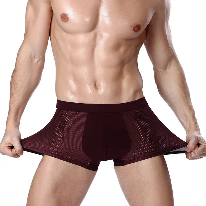 W&W Mode | Atmungsaktive Herren Boxershorts Aus Bambusfaser 4er Pack