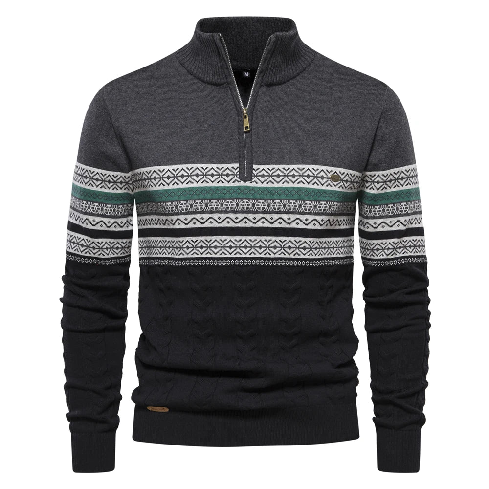 W&W Mode - Pullover mit Retro-Muster