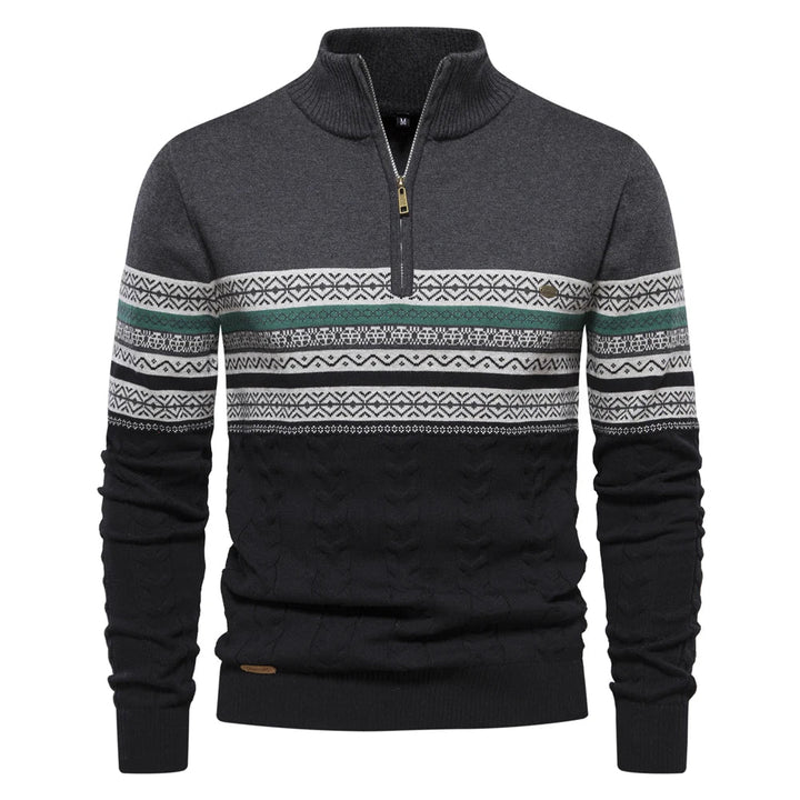 W&W Mode - Pullover mit Retro-Muster