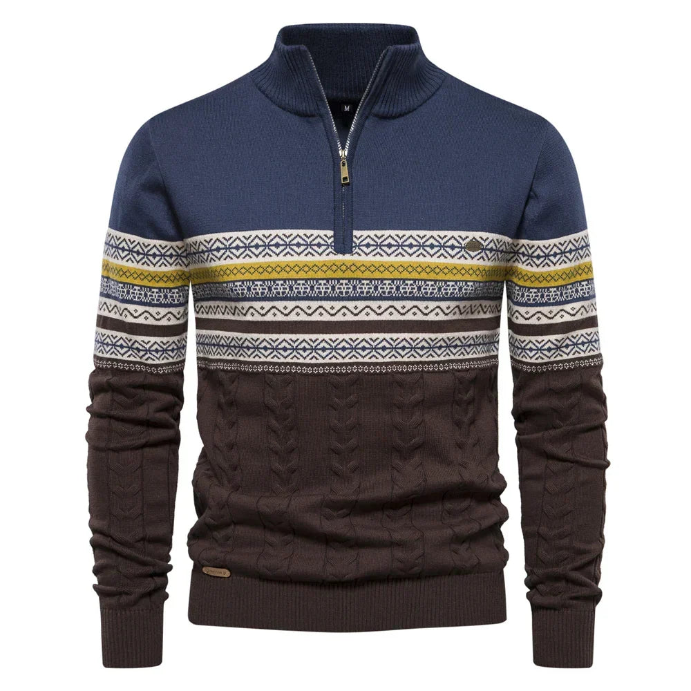 W&W Mode - Pullover mit Retro-Muster