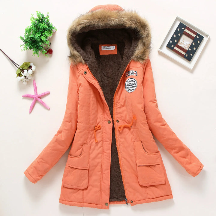 W&W Mode | Modische Winterjacke mit Kunstfellbesatz