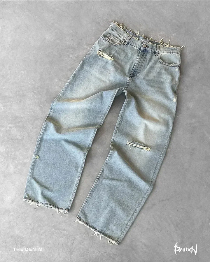 W&W Mode | Amerikanische Gewaschene Retro Jeans Für Männer