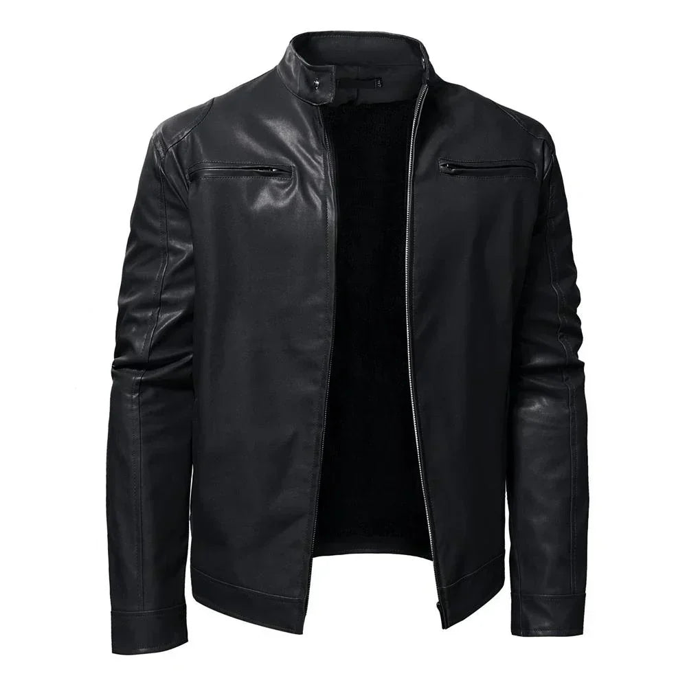 W&W Mode | Zeitlose Lederjacke mit Biker-Flair