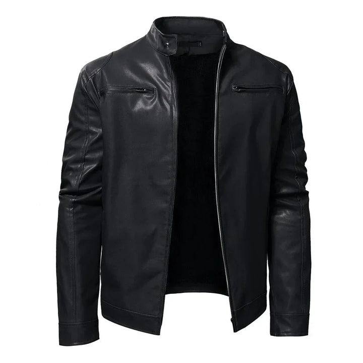 W&W Mode | Zeitlose Lederjacke mit Biker-Flair
