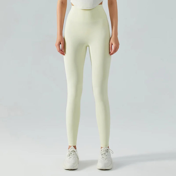 W&W Mode | Emily Sportswear Naked Hochtaillierte Tight Yoga Hosen Doppelseitig Gebürstet Pfirsich Po-Hebende Lauf Sport Fitness Leggings
