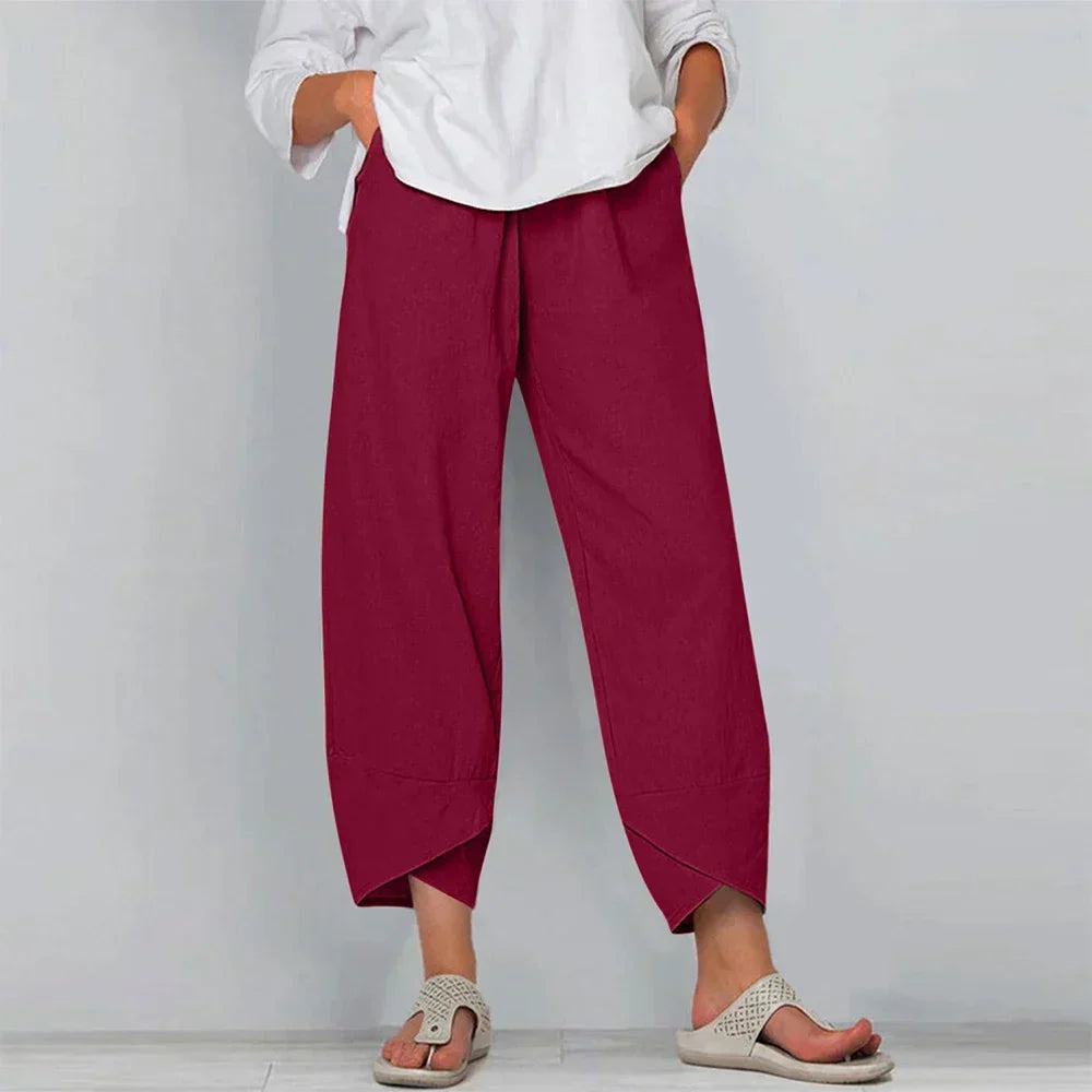 W&W Mode | Baumwoll-Leinen-Hosen für Damen