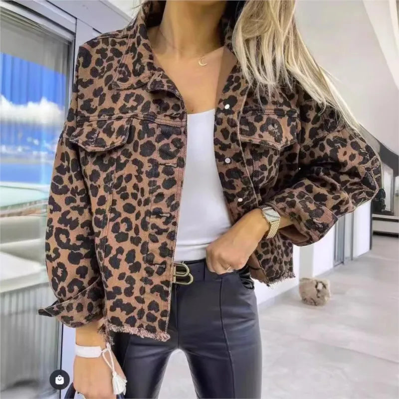W&W Mode | Bequeme Schicke Leopardenjacke