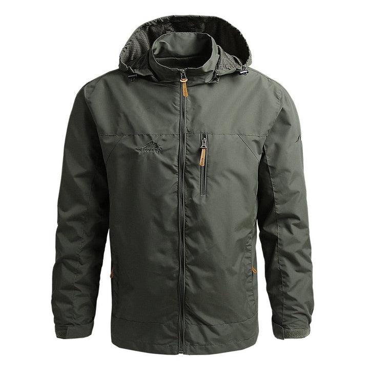 W&W Mode | taktische wasserdichte Herrenjacke mit Kapuze - Outdoor-Herrenjacke