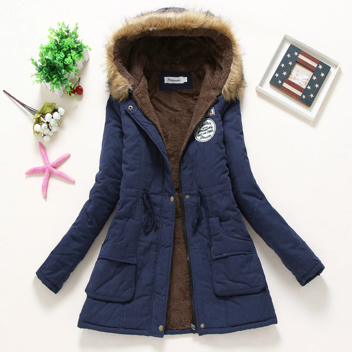 W&W Mode | Modische Winterjacke mit Kunstfellbesatz