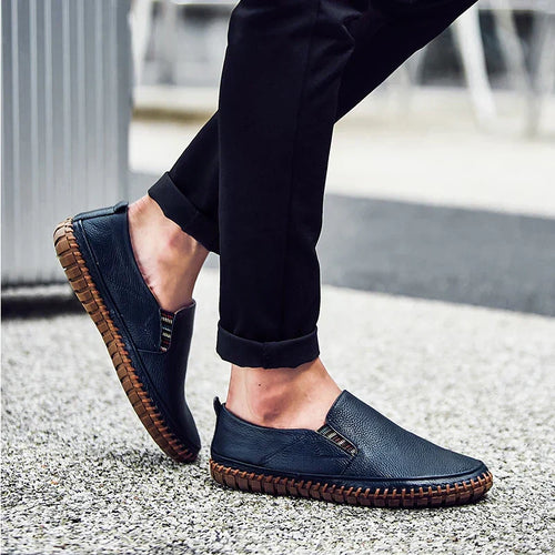 W&W Mode | Leder Premium Slipper Herren