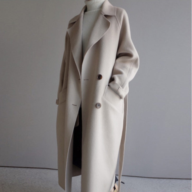 W&W Mode - Damen Harajuku Wollmantel