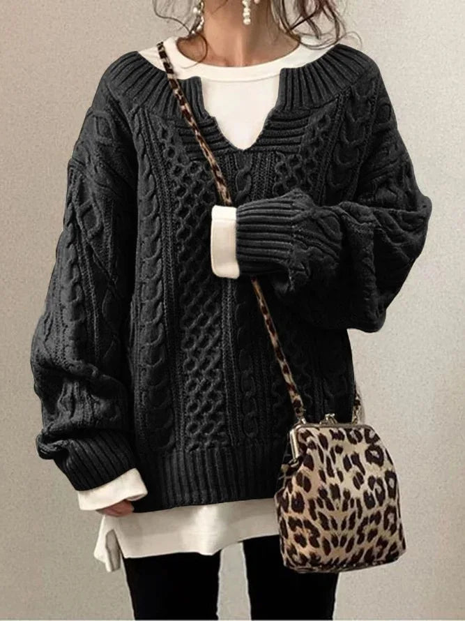 W&W Mode | Warmer Damenpullover | Gestrickt