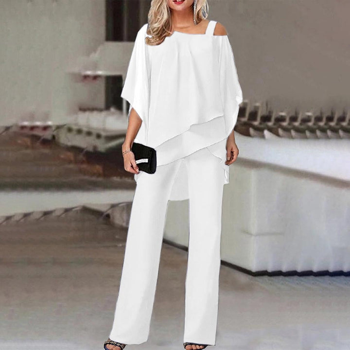 W&W Mode Jumpsuit | Eleganter Zweiteiler mit Cold Shoulder