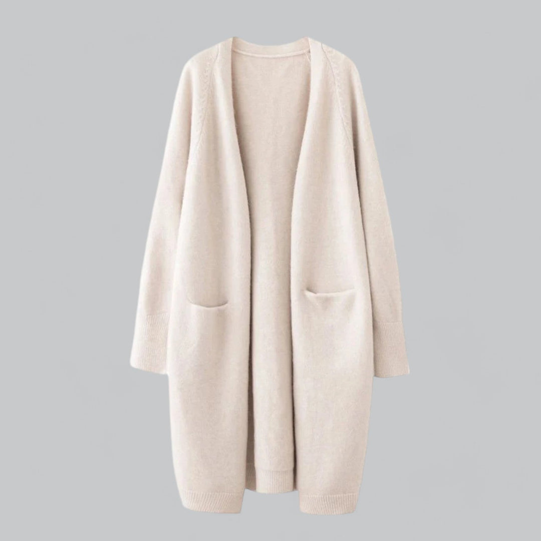 W&W Mode | Klassische lange Damenstrickjacke
