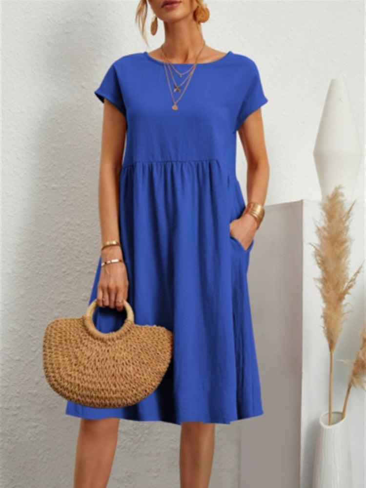 W&W Mode | Modisch Mittellanges Kleid Für Frauen